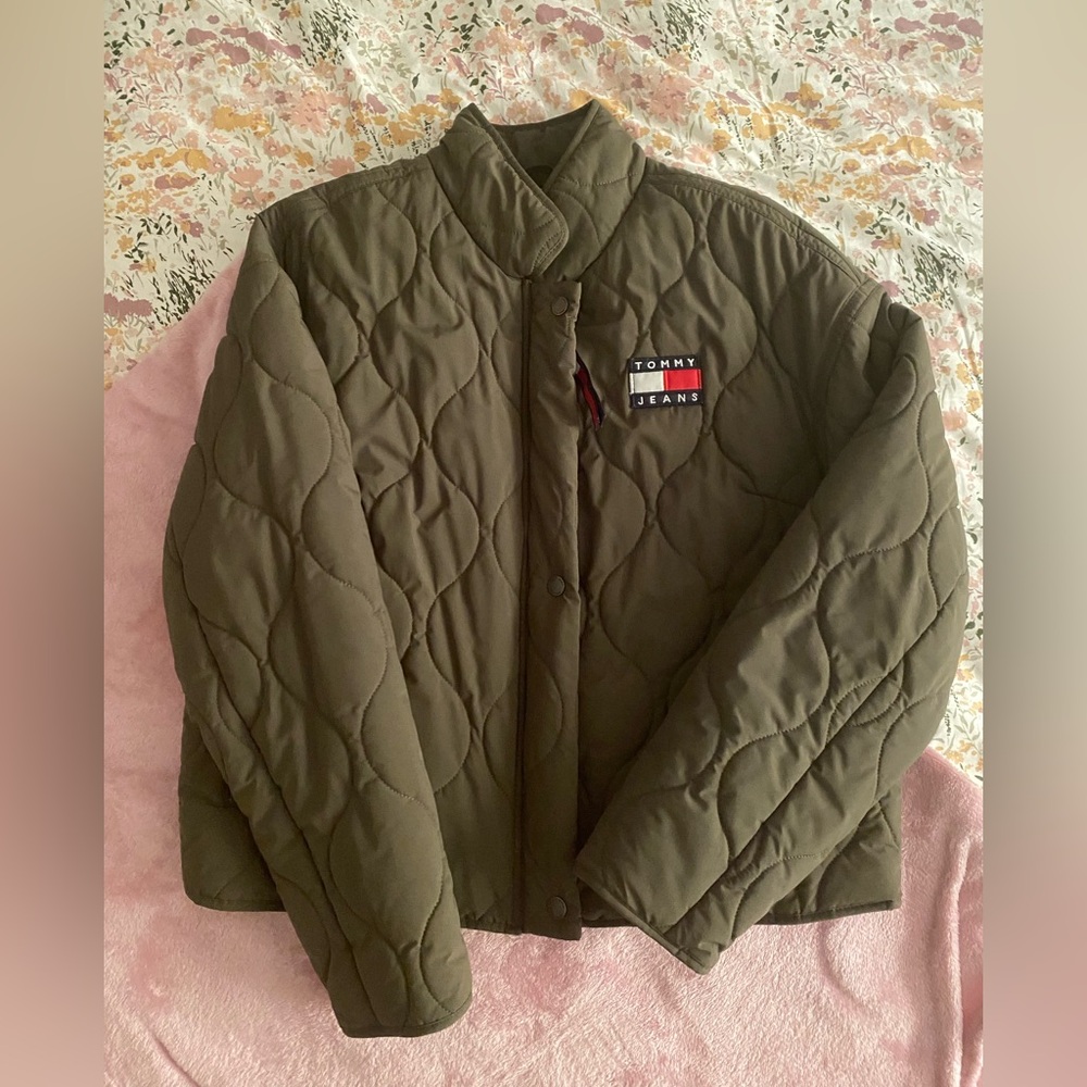 Tommy Hilfiger size S Olive Quilted Jacket